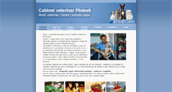 Desktop Screenshot of cabinetveterinarploiesti.ro