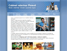 Tablet Screenshot of cabinetveterinarploiesti.ro
